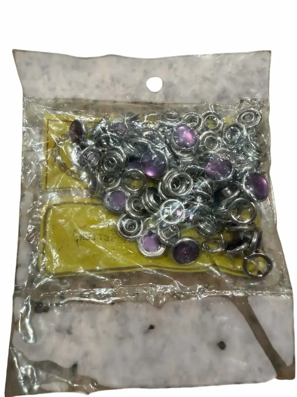 Tandy Leather Company Purple Smoke Glow Pearl Snaps 1248-03, 20 Count